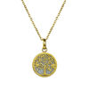 Picture of Blinking Tree of Life Round Pendant Necklace
