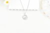 Picture of Golden Grain Mark:  925 Sterling Silver Cultivated Diamond Wheat Crown Necklace