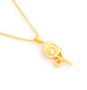 Picture of Rose Mark 925 Sterling Silver Cultivated Diamond Rose Necklace - 45CM
