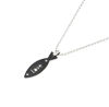 Picture of JM Love Fish Double Layer Stainless Steel Pendant Necklace