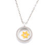 Picture of JM Moving Interwoven Star  of David Stainless Steel Judaica Pendant Necklace