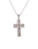 Picture of JM "Jesus Love Me" Double Layer Cross Necklace