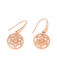 Picture of Flower of David pearl earrings (stainless steel)