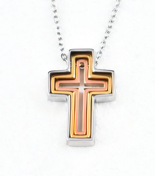 Picture of Wholly Blessings Cross Necklace