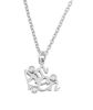 Picture of JM Amen with CZ Necklace (Stainless Steel)