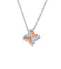 Picture of Lovely Heart Cross Necklace