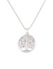 Picture of JM 925 Sterling Silver Life of Tree CZ Necklace