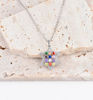 Picture of 12 Color Gemstone Star of David Priest Brand Necklace
