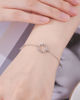 Picture of JM Thorn Cross with Love Bracelet (Brass)-40cm+5cm